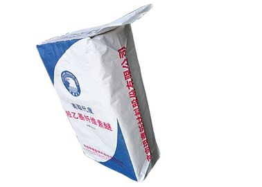 सीमेंट के बोरे 25kg 50kg औद्योगिक पेपर बैग, सीमेंट पैकिंग बैग स्क्वायर तल