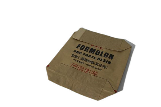 25 किग्रा 50 किग्रा क्राफ्ट पैकिंग सीमेंट बैग पेपर वाल्व बैग वॉटरप्रूफिंग