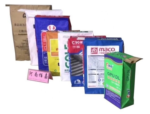 1-4ply फुल पेपर वॉल्व बैग 20kg 25kg कंस्ट्रक्शन पेपर बैग हाई ड्यूरेबिलिटी