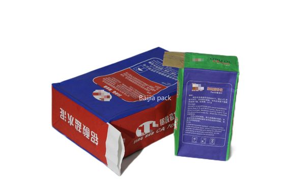 भारी भार परिवहन के लिए टिकाऊ पुनः प्रयोज्य औद्योगिक बहु दीवार कागज बैग