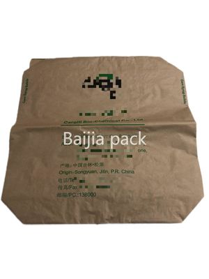 टिकाऊ पैकेजिंग के लिए अनुकूलित क्राफ्ट औद्योगिक पेपर बैग