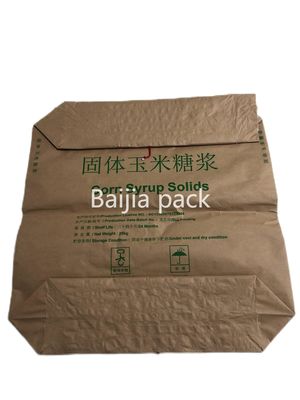 टिकाऊ पैकेजिंग के लिए अनुकूलित क्राफ्ट औद्योगिक पेपर बैग