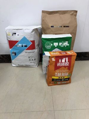 मुद्रण लचीलापन कागज वाल्व बैग औद्योगिक कस्टम मोटाई