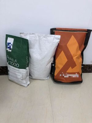 फ्लेक्सो प्रिंटिंग पद्धति 50 किलो चुटकी नीचे कागज बैग अनुकूलन उपलब्ध