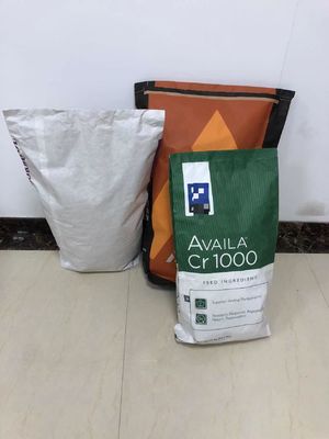 अनुकूलित डिजाइन के साथ कस्टम 25kg चुटकी नीचे कागज बैग स्वीकार करें