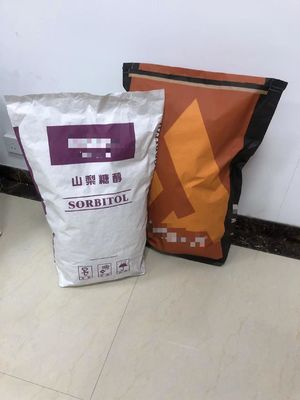 7 रंग मुद्रण संभावनाओं तक के साथ सफेद चुटकी नीचे कागज बैग