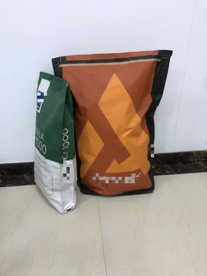 कस्टम मोटाई हीट सील पेपर बैग के साथ चुटकी नीचे बंद