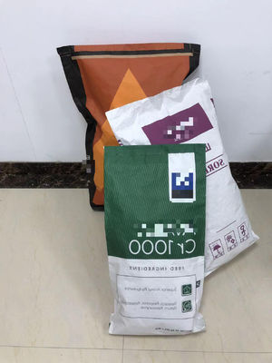 पर्यावरण के अनुकूल औद्योगिक कागज के बैग जिसमें चिपकने वाला नीचे चिपकने वाला सील और खाद्य पैकेजिंग के लिए कस्टम आकार हो