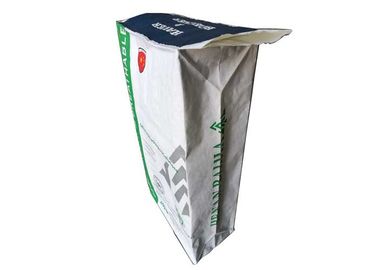 टाइल चिपकने वाली दीवार पोटीन पाउडर के लिए 25kg 30kg 50kg बहुपरत क्राफ्ट पेपर बैग वाल्व प्रकार