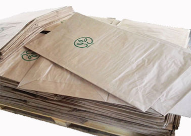 टिकाऊ पीपी क्राफ्ट पिंच बॉटम बैग 25kg लोड हो रहा है वजन इको फ्रेंडली प्रदूषण मुक्त