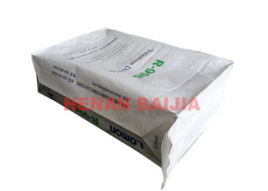 स्क्वायर बॉटम इंडस्ट्रियल पेपर बैग्स गुड स्टेबिलिटी 25kg 30kg 50kg स्ट्रांग लोड असर
