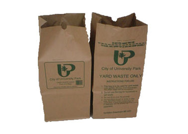 पैकेजिंग ट्रैश मल्टीवॉल क्राफ्ट लॉन पेपर बैग लॉन और लीफ बैग से इंकार करें