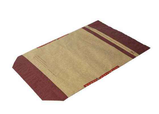 पनरोक H70mm मल्टीवैल क्राफ्ट पेपर बैग फ्लेक्सो प्रिंट