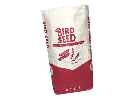 स्टार्च माल्टोस पाउडर आइसोमाल्टो ओलिगोसेकेराइड्स के लिए 10 किग्रा - 50 किग्रा क्राफ्ट पेपर पैकेजिंग बैग